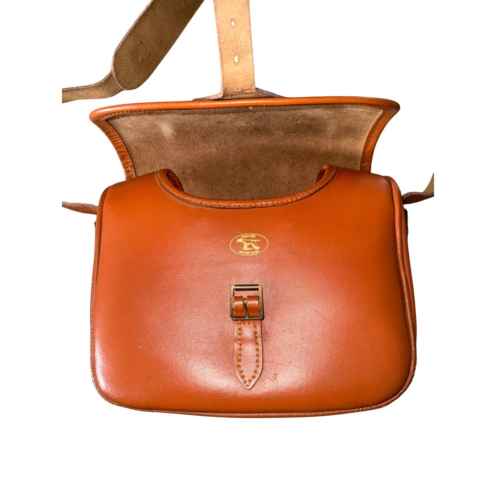 Pointer Saddle Bag Womens Medium Tan Leather Good… - image 6
